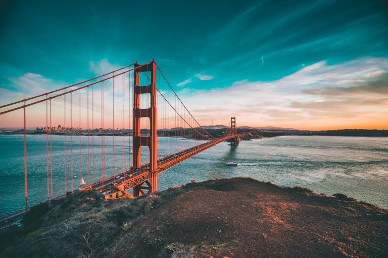 golden gate bridge, california, bridge